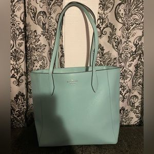 Kate spade teal Tiffany blue tote